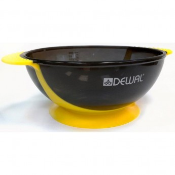 Чаша для краски с прорезиненной вставкой 300 мл DEWAL T-18yellow