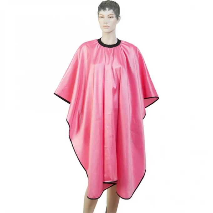 Пеньюар для стрижки "Глянец" 128 х 146 см DEWAL AA04Pink Пеньюар для стрижки "Глянец" 128 х 146 см DEWAL AA04Pink